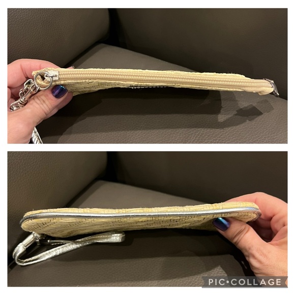 Coach Tan and Silver Clutch - Picture 6 of 6